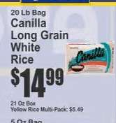 Canilla Long Grain White Rice