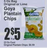 Goya Plantain Chips