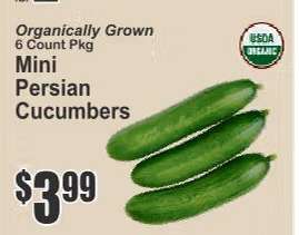 Mini Persian Cucumbers