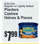 Planters Cashew Halves & Pieces