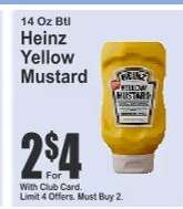 Heinz Yellow Mustard