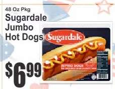 Sugardale Jumbo Hot Dogs