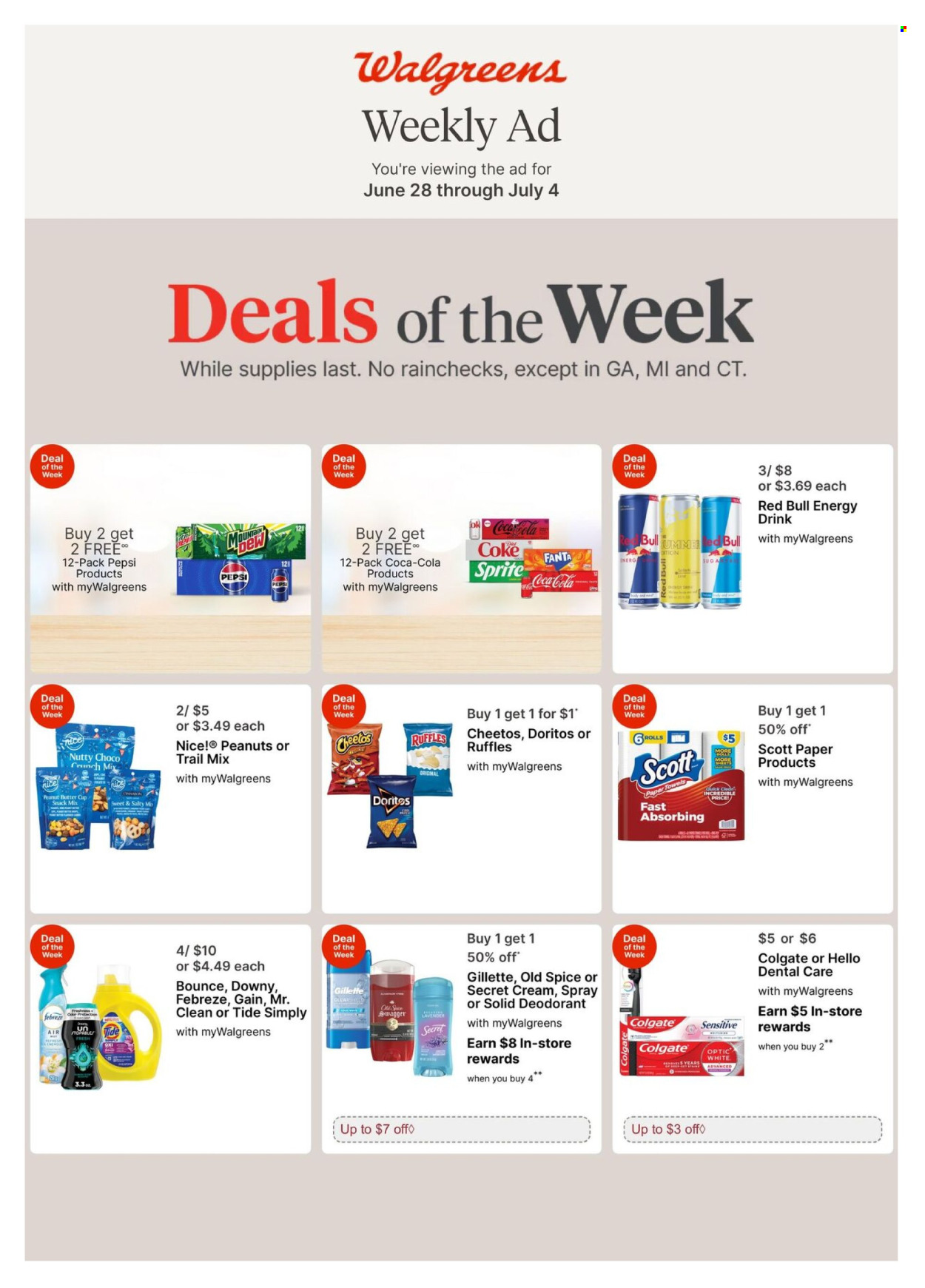 Walgreens ad - 06/28/2026 - 07/04/2026. Page 1