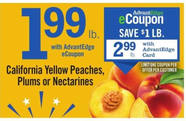 California Yellow Peaches, Plums or Nectarines