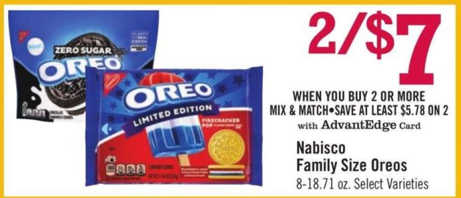 Nabisco Family Size Oreos