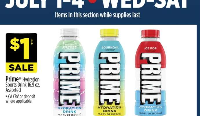 Prime Hydration Sports Drink 16.9 oz. Assorted