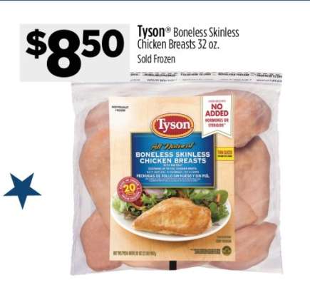Tyson Boneless Skinless Chicken Breasts