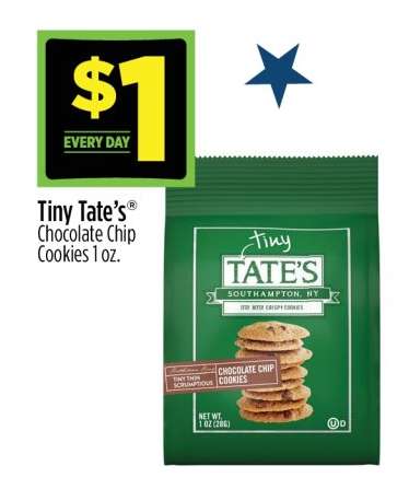 Tiny Tate’s® Chocolate Chip Cookies 1 oz.