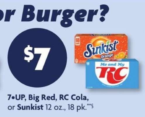 7UP, Big Red, RC Cola, or Sunkist