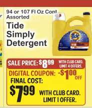 Tide Simply Detergent