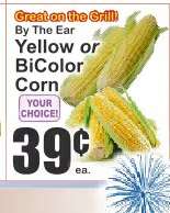 Yellow or BiColor Corn