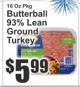Butterball 93% Lean Ground Turkey