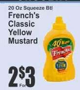 French's Classic Yellow Mustard