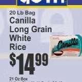 Canilla Long Grain White Rice