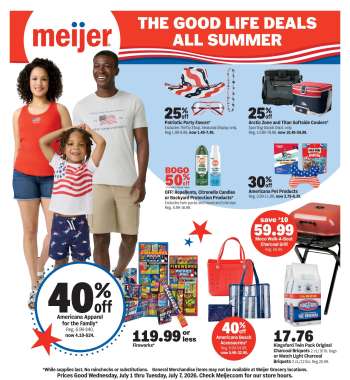 Meijer Flyer - 07/01/2026 - 07/07/2026.