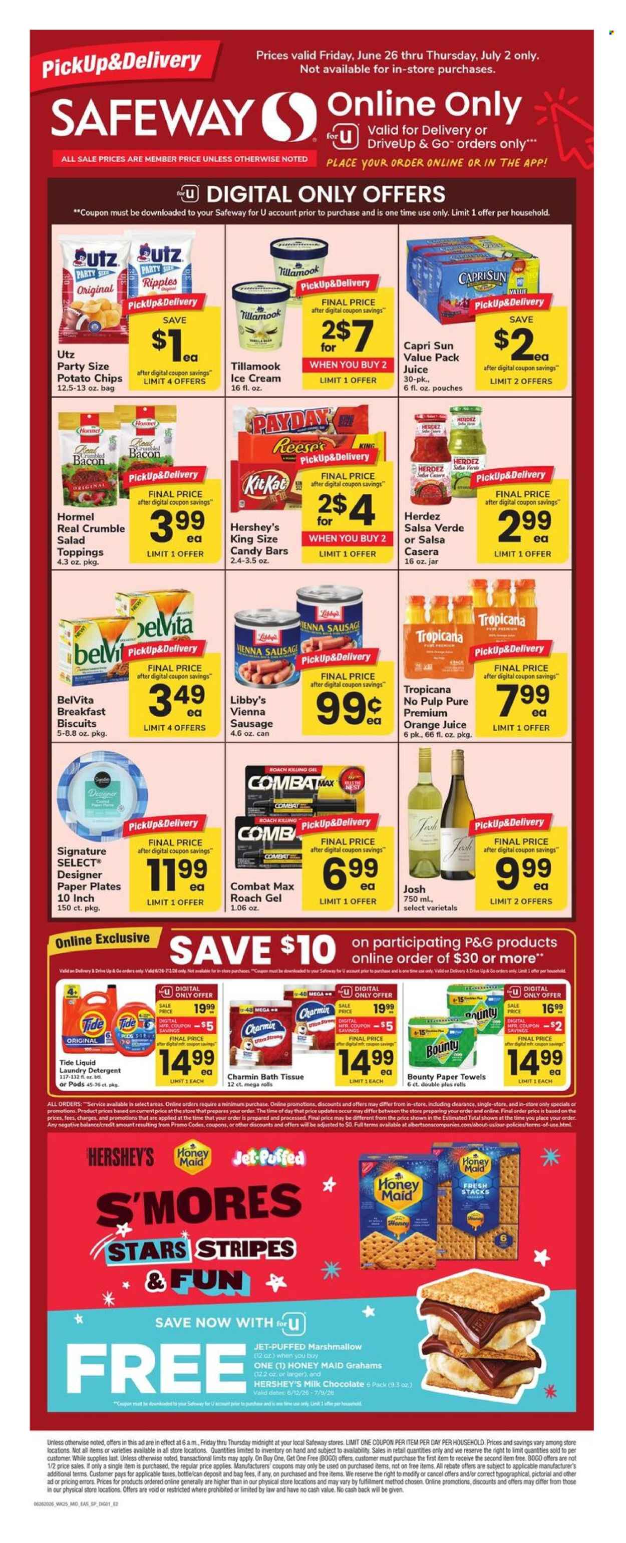 Safeway ad - 06/26/2026 - 07/02/2026. Page 1