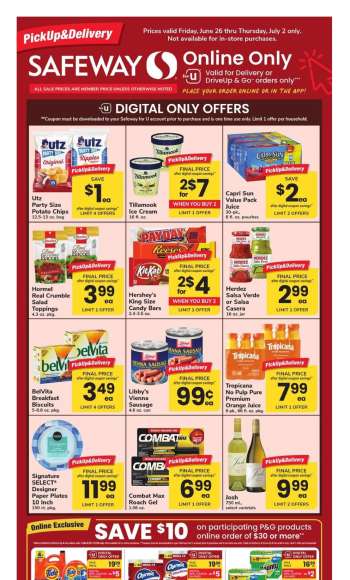 Safeway Flyer - 06/26/2026 - 07/02/2026.