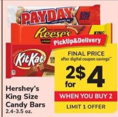 Hershey's King Size Candy Bars
