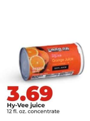 Hy-Vee juice