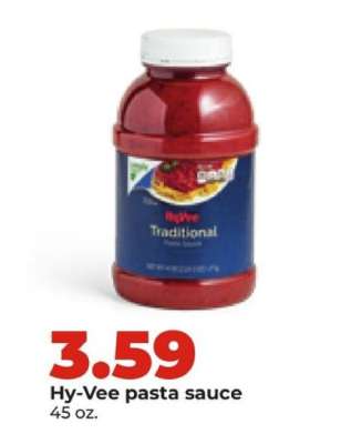 Hy-Vee pasta sauce