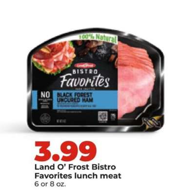 Land O'Frost Bistro Favorites Lunch Meat