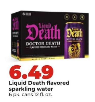 Liquid Death Flavored Sparkling Water