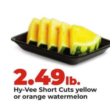 Hy-Vee Short Cuts yellow or orange watermelon