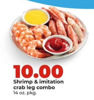 Shrimp & imitation crab leg combo
