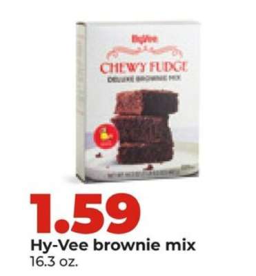 Hy-Vee brownie mix