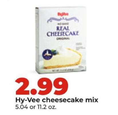 Hy-Vee cheesecake mix