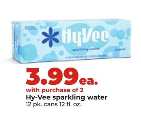 Hy-Vee sparkling water