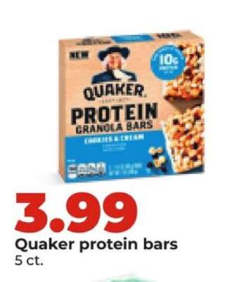 Quaker protein bars