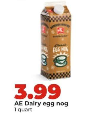 AE Dairy egg nog