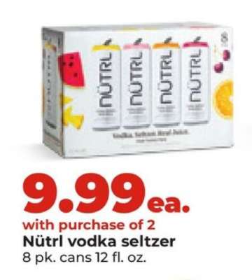 NÜTRL vodka seltzer