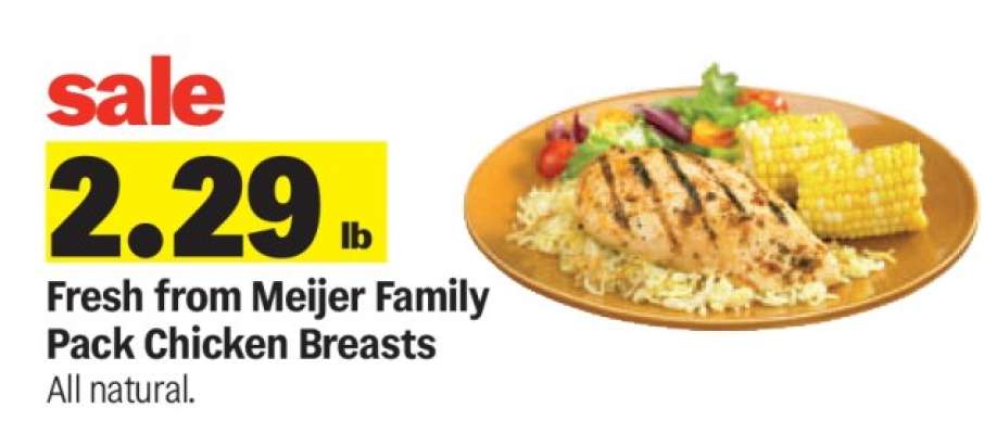 Fresh from Meijer Family Pack Chicken Breasts