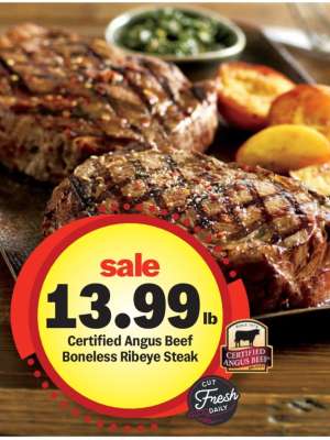 Certified Angus Beef Boneless Ribeye Steak