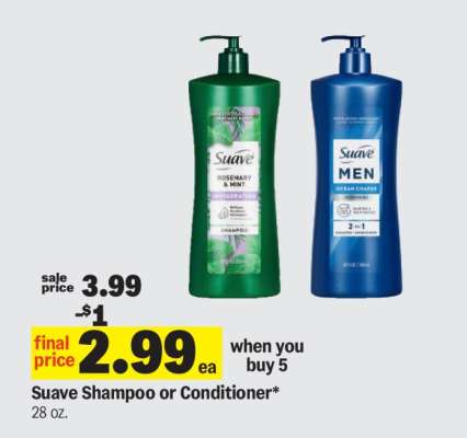 Suave Shampoo or Conditioner