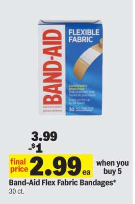 Band-Aid Flex Fabric Bandages