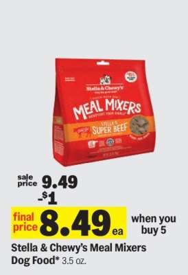 Stella & Chewy’s Meal Mixers Dog Food