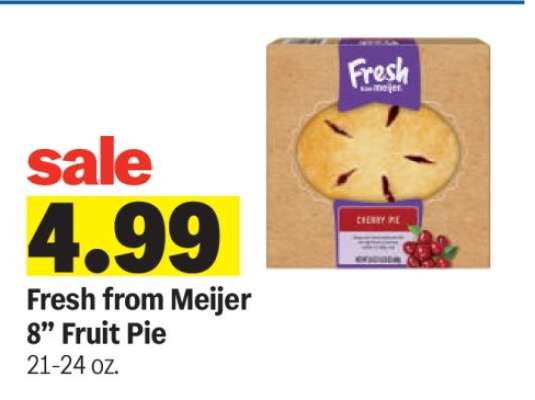 Fresh from Meijer 8" Fruit Pie