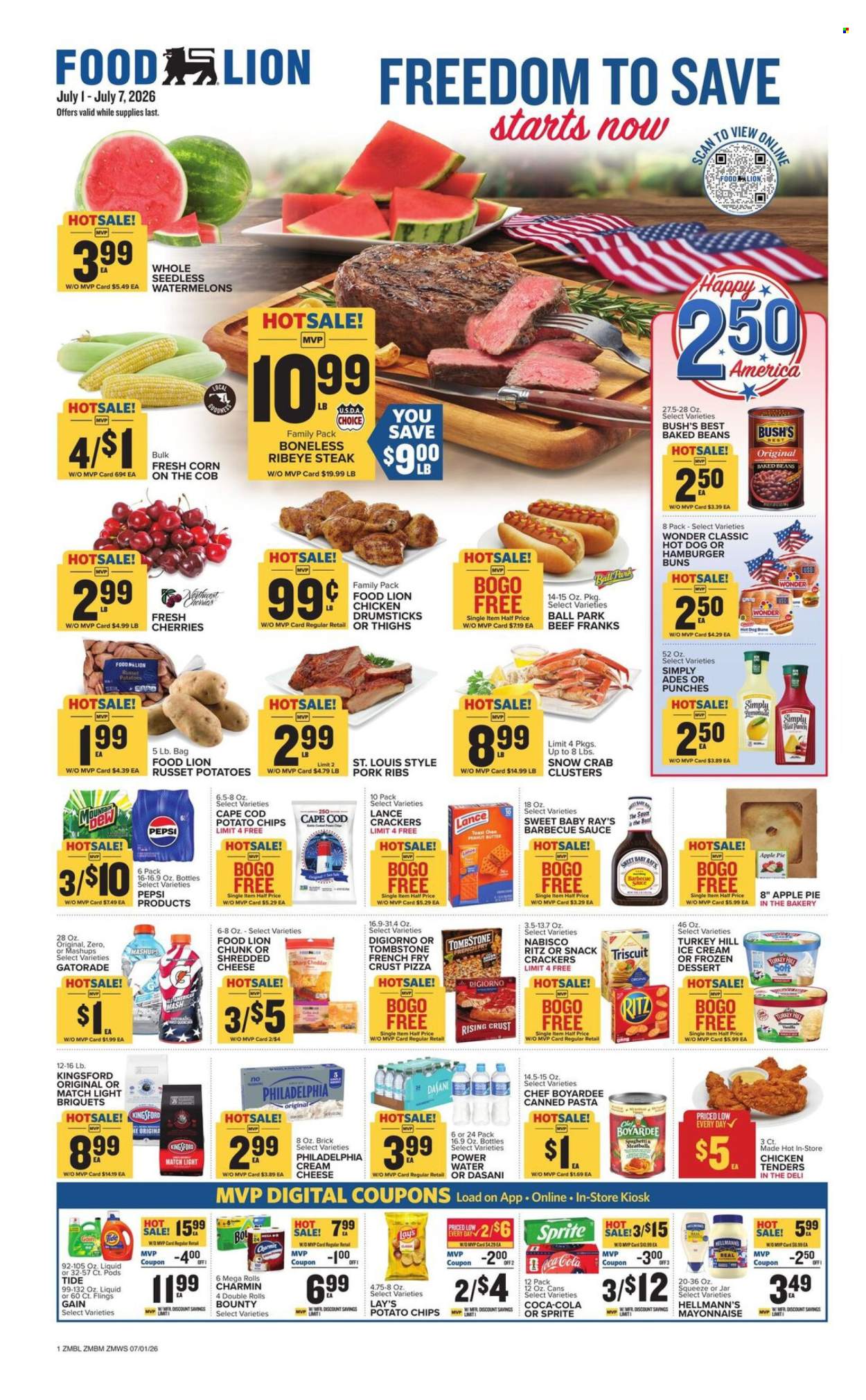 Food Lion ad - 07/01/2026 - 07/07/2026. Page 1