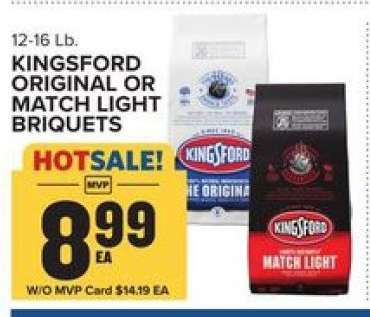 Kingsford Original or Match Light Briquets