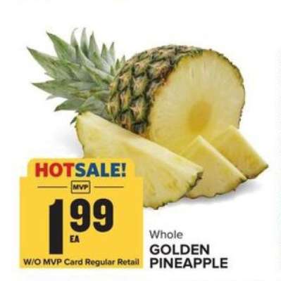 Whole Golden Pineapple