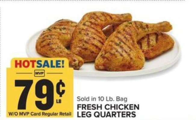 Fresh Chicken Leg Quarters