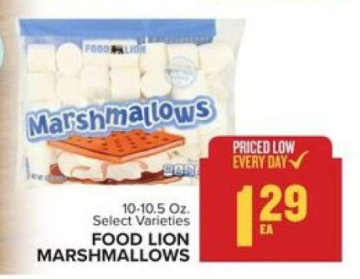 FOOD LION MARSHMALLOWS