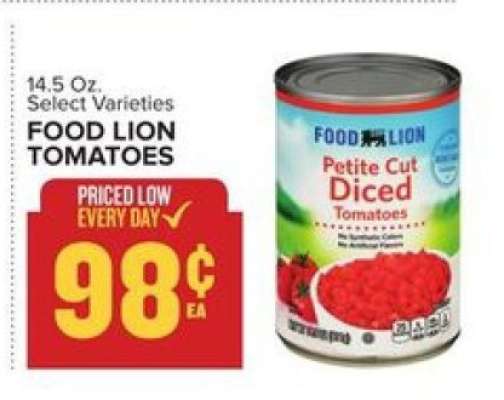 Food Lion Tomatoes