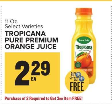Tropicana Pure Premium Orange Juice