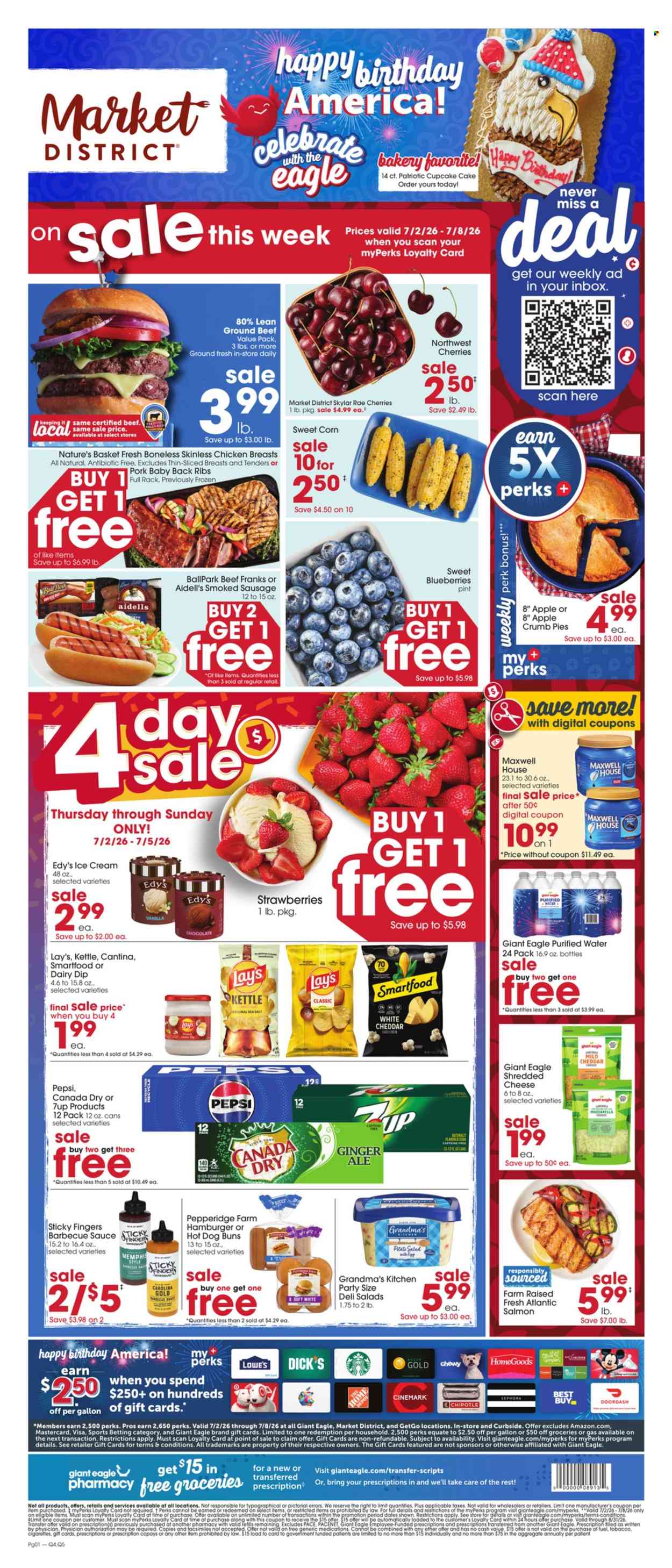 Giant Eagle ad - 07/02/2026 - 07/08/2026. Page 1