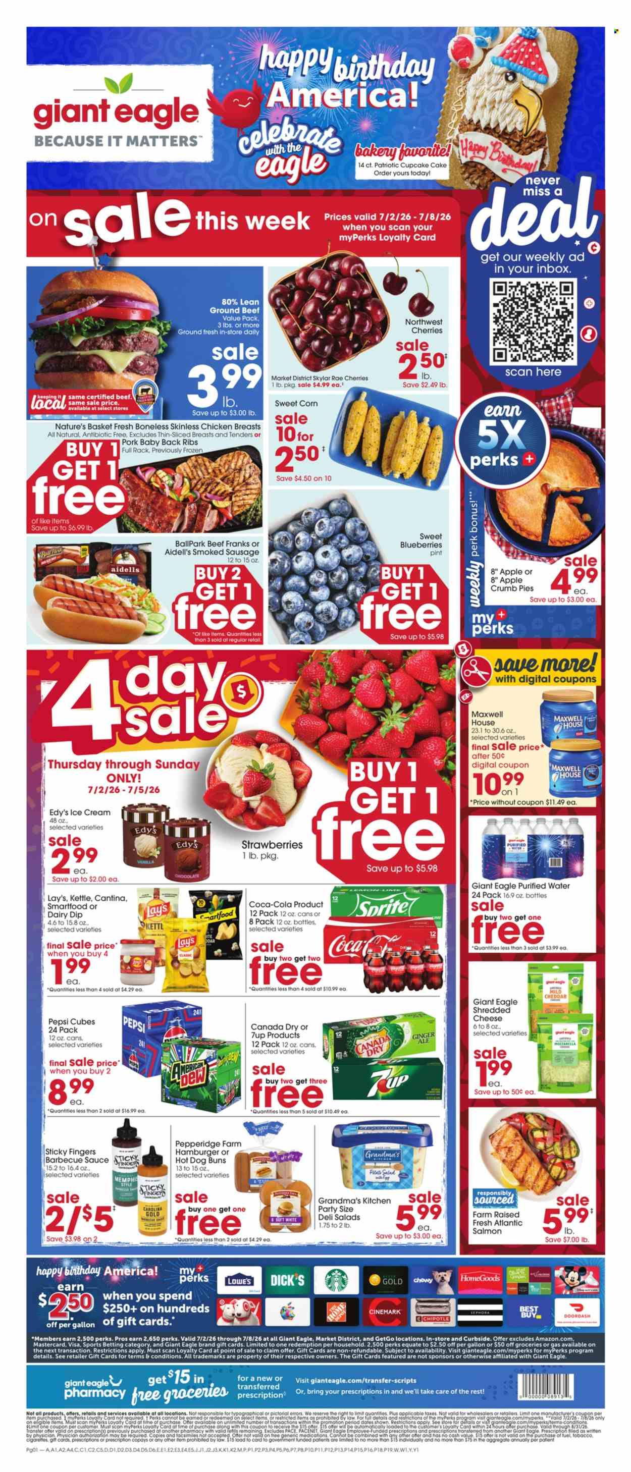Giant Eagle ad - 07/02/2026 - 07/08/2026. Page 1