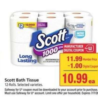 Scott Bath Tissue